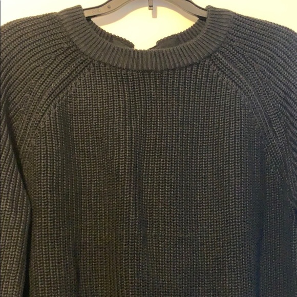 English Factory Knit Pullover,Back Bow Ties,BlackM - Picture 4 of 13